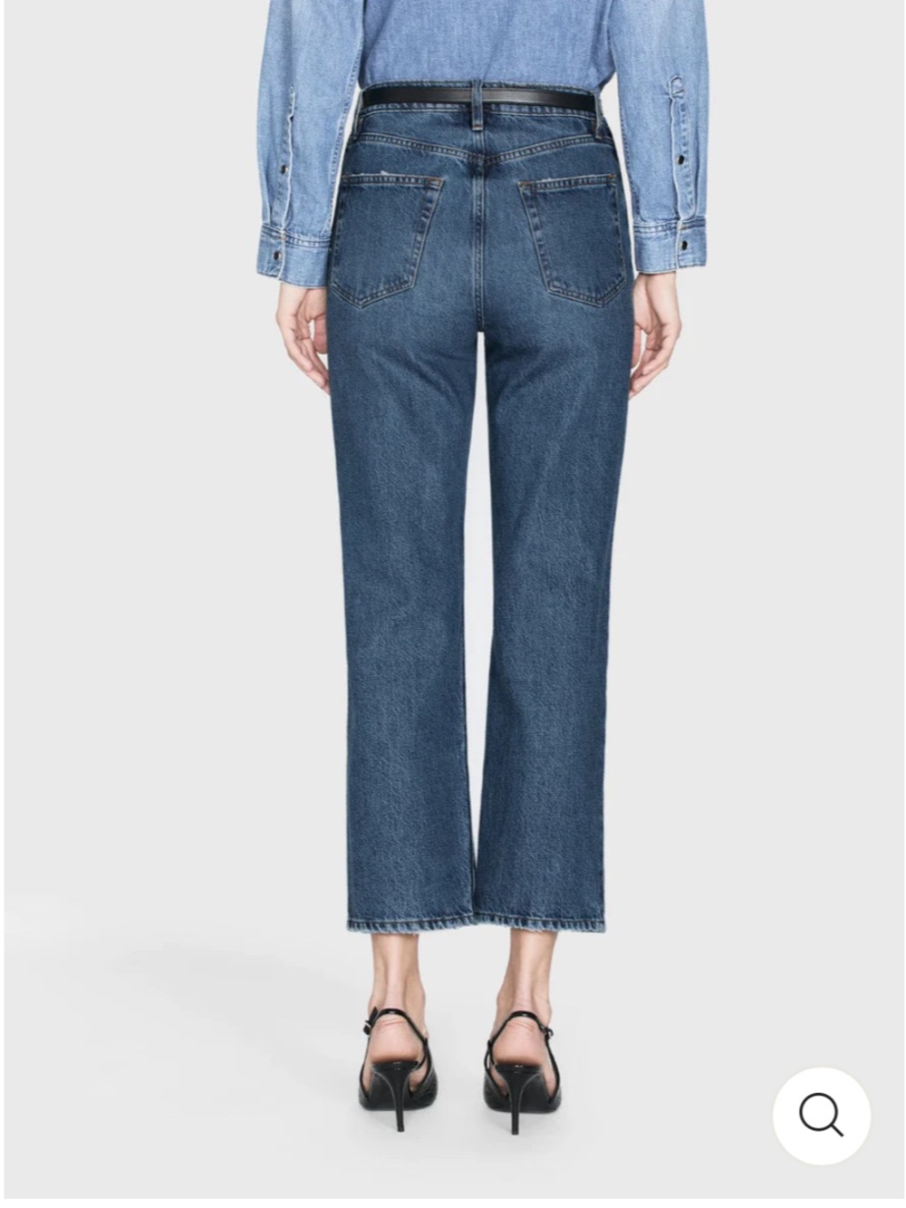Frame Denim Le Jane Crop Jeans in Caramia 27 - Picture 2 of 9